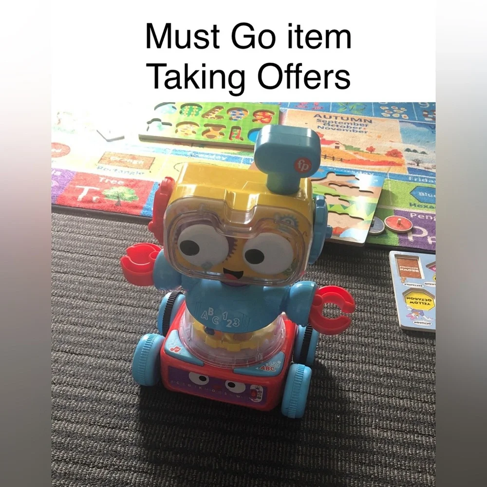 Fisher Price Learning Robot Toy ❣️Ship Alone❣️